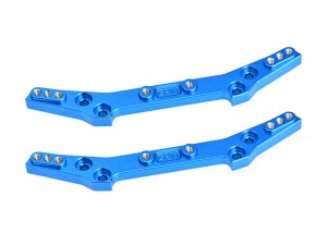 GPM DT402830FR 7075 T6 ALLOY FRONT & REAR SHOCK TOWER FOR TAMIYA 1/10 DT-04 58741 - DT402830FR-SB