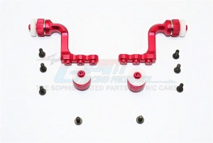 ALUMINIUM FRONT+REAR MAGNET BODY MOUNT FOR CC01 MITSUBISHI PAJERO TAMIYA CC01 - CC201FR/PAJ-R
