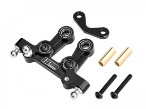 GPM DT4048 7075 T6 ALLOY STEERING ASSEMBLY  FOR TAMIYA 1/10 DT-04 BUGGY 58741 - DT4048-BK