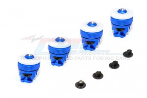 ALUMINIUM FRONT+REAR MAGNET BODY MOUNT FOR CC01 UNIMOG TAMIYA CC01 - Blue - CC201FR/UM-B