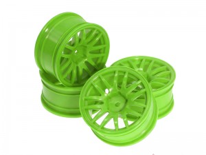 NYLON PLASTIC 52 x 26mm RIM 12mm HEX FOR 1/10 TAMIYA XV-0X TT-01 TT-02 RC ONROAD CAR - RS-WH522612-GR