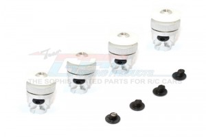 ALUMINIUM FRONT+REAR MAGNET BODY MOUNT FOR CC01 UNIMOG TAMIYA CC01 - CC201FR/UM-S