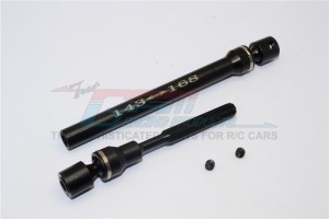 GPM SCC037L-BK STEEL CENTER DRIVE SHAFT 143-168mm TAMIYA CC01 - SCC037L-BK