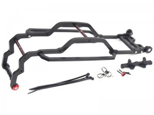 NYLON SHELL ROLLER CAGE ARA402330 FOR 1/10 ARRMA OUTCAST 4S 4X4 RC TRUCK ARA4410V2 - RS-ARA402330/BK