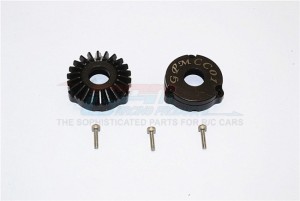 STEEL REAR DIFFERENTIAL OUTER GEARS   TAMIYA CC01 - SCC1200R/BG-BK