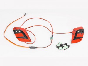 3D PRINT NYLON FRONT LED SPOTLIGHT FOR ARRMA 1/7 LIMITLESS INFRACTION 6S BITTYDESIGN ARES-1 BODY - RS-AS1F/LED