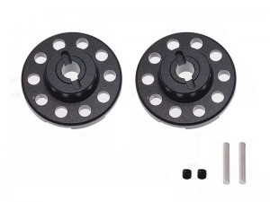ALUMINUM REAR WHEEL HUB 0005276  FOR TAMIYA 1/12 CW-01 CHASSIS LUNCH BOX HORNET GRASSHOPPER MONSTER BEETLE - RS-TA0005276/BK
