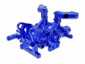 3RACING SAK-D6808 BELT DRIVE BULKHEAD FOR 1/10 AUPER D6 S SPORT DRIFT CAR - SAK-D6808/BU