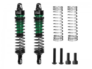 GPM MQM071F/R ALLOY FRONT/REAR ADJUSTABLE PROGRESSIVE SPRING SHOCK 71mm ARA-2591 FOR ARRMA 1/16 QUAKE GROM GORGON GROM - MQM071F/R-G-BK