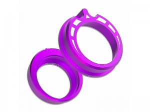 3RACING SAK-D6808C ALUMINUM DIFF BEARING HOUSING FOR AUPER D6S SPORT BELT 1/10 RC DRIFT CAR - SAK-D6808C/PU