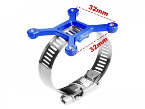 ALLOY STAINLESS STEEL 40 X 40mm COOLING FAN AJUSTABLE MOUNT FOR 40 - 56 SERIES MOTOR - BLUE - GPM3357-B