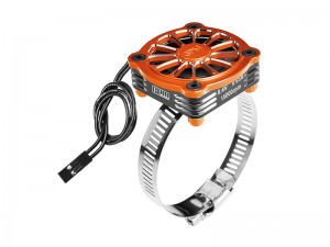 GPM GPM2144FAN 7075 T6 ALLOY STAINLESS STEEL 40X40MM COOLING FAN ADJUSTABLE FOR 28-42 SERIES MOTOR - GPM2144FAN-OR