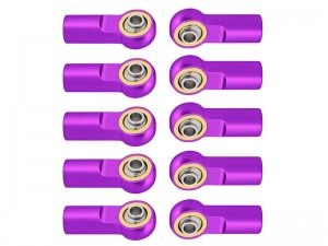 ALUMINUM M3 X 20mm TIE ROD BALL END SET JOINT FOR 1/10 AXIAL SCX-10 REDCAT GEN8 TRAXXAS TRX-4 CRALEWER - RS-M320/PU