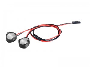 GPM H10330F/L FRONT BUMPER WHITE LIGHT FOR VANQUISH 1/10 H10 OPTIC / YOKOHAMA RTR / SPARCO RTR CRAWL ... - H10330F/L