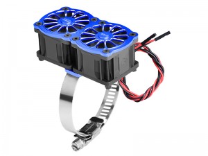 GPM GPM5276FANB2 7075-T6 ALLOY 316 STAINLESS STEEL DUAL 40 X 28mm COOLING FAN ADJUSTABLE FOR 56-70 S ... - GPM5276FANB2-B