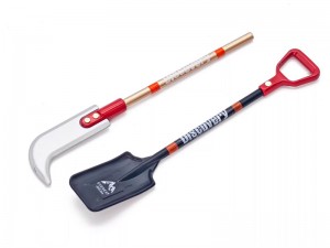 REALISTIC CRAWLER ACCESSORIES SHOVEL SET FOR 1/8 1/10 1/12 AXIAL SCX-10 TRAXXAS TRX-4 CRAWLER - RS-CA07/BK