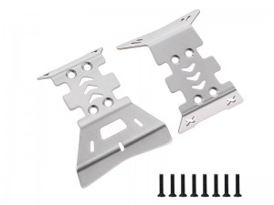 STAINLESS STEEL FRONT & REAR BUMPER PROTECTOR GUARD ARA-2596 FOR  ARRMA RC 1/16 GORGON QUAKE GROM ARA2130 ARA2137 - TZP-ARA2596