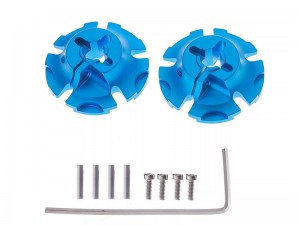 ALUMINUM WHEEL HUBS CLAMP TYPE 22043 FOR TAMIYA CW-01 LUNCH BOX FROG HORNET GRASSHOPPER MONSTER BEET ... - RS-TA22043/LB