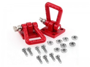 TRAILER TOWING BUCKLE SHACKLE FOR 1/10 AXIAL SCX-10 VANQUISH VSX-10 H10 RED CAT GEN 8 CRAWLER TRAXXAS TRX-4 - RS-CA08/RE