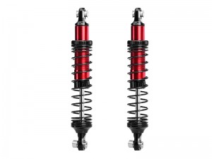 GPM H10089F/R 6061 T6 ALLOY FRONT/REAR ADJUSTABLE PROGRESSIVE SPRING SHOCK 89mm VPS10350 FOR VANQUISH 1/10 H10 OPTIC / YOKOHAMA RTR / SPARCO RTR - RED - H10089F/R-R