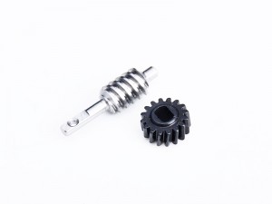 GPM SCX30/0216TS 1144 STEEL PINION WORM GEAR 2T/16T FOR AXIAL 1/30 SCX30 CRAWLER FORD BRONCO SCX30 JEEP WRANGLER JLU AXI-2048 AXI-2261 - SCX30/0216TS