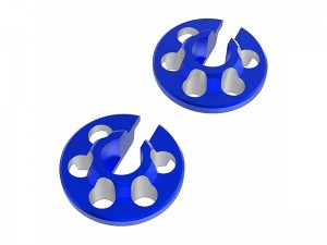 3RACING SAK-D6818E ALUMINUM BIG BORE ABSORBER SPRING BASE FOR 1/10 AUPER D6 S SPORT DRIFT CAR - SAK-D6818E/BU