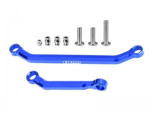 GPM SCX30/162 7075 T6 ALLOY TIE ROD LINK & DRAG LINK SET AXI-3307 FOR AXIAL 1/30 SCX30 CRAWLER FORD BRONCO AXI-2048 JEEP WRANGLER JLU AXI-2261 - BLUE - SCX30/162-B