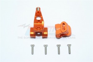 ALUMINUM FRONT AXLE MOUNT SET FOR SUSPENSION LINKS 1/10 TRX4 DEFENDER TRAIL CRAWLER - Orange - TRX4008-OR