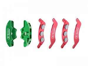 GPM 7075 T6 ALLOY FRONT BRAKE CALIPERS & BRAKE PADS 10951 10956 FOR TRAXXAS 1/6 FUNCO PRO SCALE 2WD SAND CAR 8S 109076-4 - TPS006KIT-G