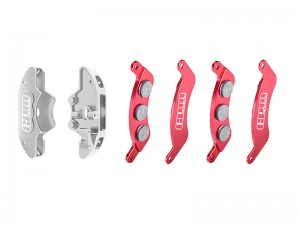 GPM 7075 T6 ALLOY FRONT BRAKE CALIPERS & BRAKE PADS 10951 10956 FOR TRAXXAS 1/6 FUNCO PRO SCALE  ... - TPS006KIT-S