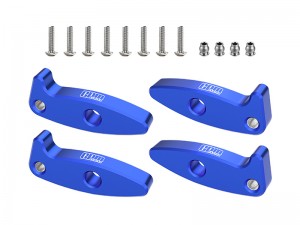 GPM SCX30/2830 7075 ALLOY FLEX BLADES EXTENSIONS DROOP FLEX MOD FOR AXIAL 1/30 SCX30 FORD BRONCO SCX30 JEEP WRANGLER JLU SCX30 CHEVROLET K10 - BLUE - SCX30/2830-B