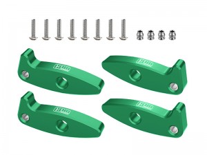GPM SCX30/2830 7075 ALLOY FLEX BLADES EXTENSIONS DROOP FLEX MOD FOR AXIAL 1/30 SCX30 FORD BRONCO SCX30 JEEP WRANGLER JLU SCX30 CHEVROLET K10 - GREEN - SCX30/2830-G