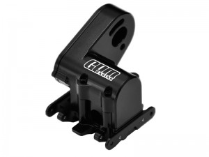 GPM SCX30/38 ALLOY 7075 TRANSMISSION CENTER MOTOR MOUNT AXI-3311 FOR AXIAL 1/30 SCX30 FORD BRONCO SCX30 JEEP WRANGLER JLU SCX30 CHEVROLET K10 - BLACK - SCX30/38-BK