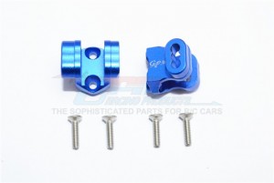 ALUMINUM REAR AXLE MOUNT SET FOR SUSPENSION LINKS 1/10 TRX4 DEFENDER TRAIL CRAWLER - Blue - TRX4009-B
