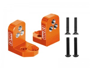 GPM H10088R 7075 ALLOY NEW DESIGN ADJUSTABLE REAR SHOCK MOUNT FOR VANQUISH 1/10 H10 OPTIC YOKOHAMA RTR SPARCO RTR CRAWLER VPS09027 - ORANGE - H10088R-OR