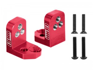 GPM H10088R 7075 ALLOY NEW DESIGN ADJUSTABLE REAR SHOCK MOUNT FOR VANQUISH 1/10 H10 OPTIC YOKOHAMA RTR SPARCO RTR CRAWLER VPS09027 - RED - H10088R-R