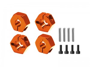 GPM H10010  ALLOY FRONT AND REAR CLAMP TYPE WHEEL HUB 12mm VPS07080 FOR VANQUISH 1/10 H10 OPTIC CRAWLER Yokohama Sparco VPS09027 - ORANGE - H10010-OR