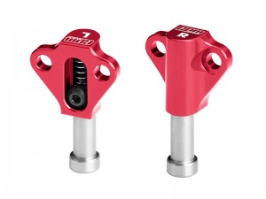 GPM H10088F 7075 ALLOY MACHINED BUMP STOPS VPS08850 FOR VANQUISH 1/10 H10 OPTIC YOKOHAMA RTR SPARCO RTR VS4-10 VPS09027 - H10088F-R