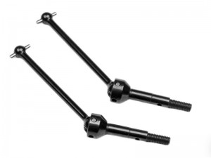 STEEL CVD DRIVE SHAFT 107544 FOR HPI RACING WR8 FLUX GP EP RALLY TRUCK 160943 - RS-WR8107544/BK