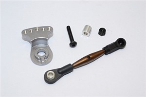 GPM GF160STM SPRING STEEL MODIFIED ANTI-THREAD  STEERING TIE ROD WITH SERVO HORN TAMIYA GF-01 - GF160STM-GS