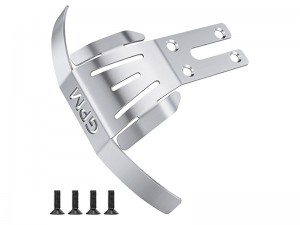 GPM  MAKM330F-OC STAINLESS STEEL FRONT CHASSIS SKID BUMPER THICK 1mm FOR FOR ARRMA 1/16 MINI KRATON 3S ARA2508S - MAKM330F-OC