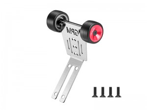 GPM MAKM040R STAINLESS STEEL BEARING WHEELIE BAR THICK 1MM FOR ARRMA 1/16 MINI KRATON 3S ARA2508S - MAKM040R-R