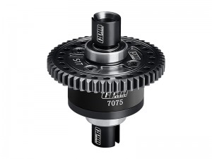 GPM SLE51S 20CrMnTi STEEL 7075 ALLOY 51T CENTER COMPLETE DIFFERENTIAL 9585 FOR TRAXXAS 1/8 SLEDGE 95076-4 - BLACK - SLE51S-BK