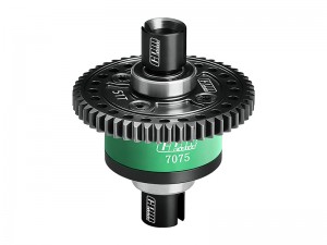 GPM SLE51S 20CrMnTi STEEL 7075 ALLOY 51T CENTER COMPLETE DIFFERENTIAL 9585 FOR TRAXXAS 1/8 SLEDGE 95076-4 - GREEN - SLE51S-G