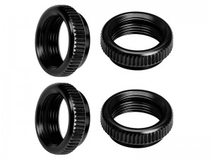 GPM MAKM/SC ALLOY SHOCK COLLARS FOR ARRMA 1/16 MINI KRATON 3S RC TRUCK ARA2508S ARA2508 - MAKM/SC-BK