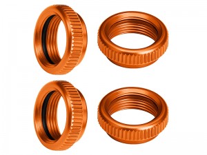 GPM MAKM/SC ALLOY SHOCK COLLARS FOR ARRMA 1/16 MINI KRATON 3S RC TRUCK ARA2508S ARA2508 - ORANGE - MAKM/SC-OR