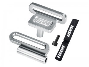 GPM MAKM0126 7075-T6 ALLOY  BATTERY HOLD-DOWN RETAINER ARA-2665 FOR ARRMA 1/16 MINI KRATON 3S ARA2508S ARA2508 - SILVER - MAKM0126-S