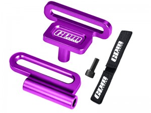 GPM MAKM0126 7075-T6 ALLOY  BATTERY HOLD-DOWN RETAINER ARA-2665 FOR ARRMA 1/16 MINI KRATON 3S ARA2508S ARA2508 - PURPLE - MAKM0126-P
