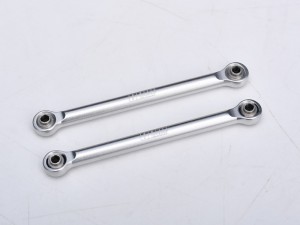 GPM MAKM162 7075 ALUMINUM FRONT STEERING TOE LINKS  ARA-3281 FOR ARRMA 1/16 MINI KRATON 3S ARA2508S ARA2508 - SILVER - MAKM162-S