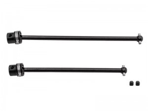 STEEL FRONT & REAR CENTER DRIVESHAFT AR310472 AR310460 FOR 1/8 ARRMA KRATON 6S BLX V6 EXB ARA8608V5 - RS-AR310472/BK